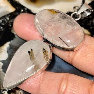 Rutilated Quartz Pendant 2 1/2”